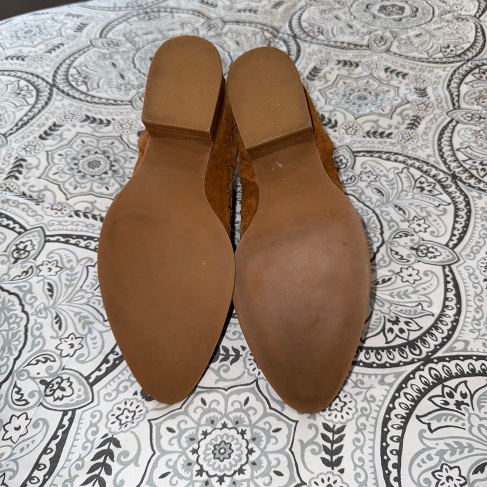 Jeffrey Campbell Brown Suede Taggart Lattice Ankle Boots - Picture 13 of 14